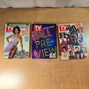 1989 TV‎ Guides Oprah DECEPTION! Fall Pre-View, The '80s Special Issue